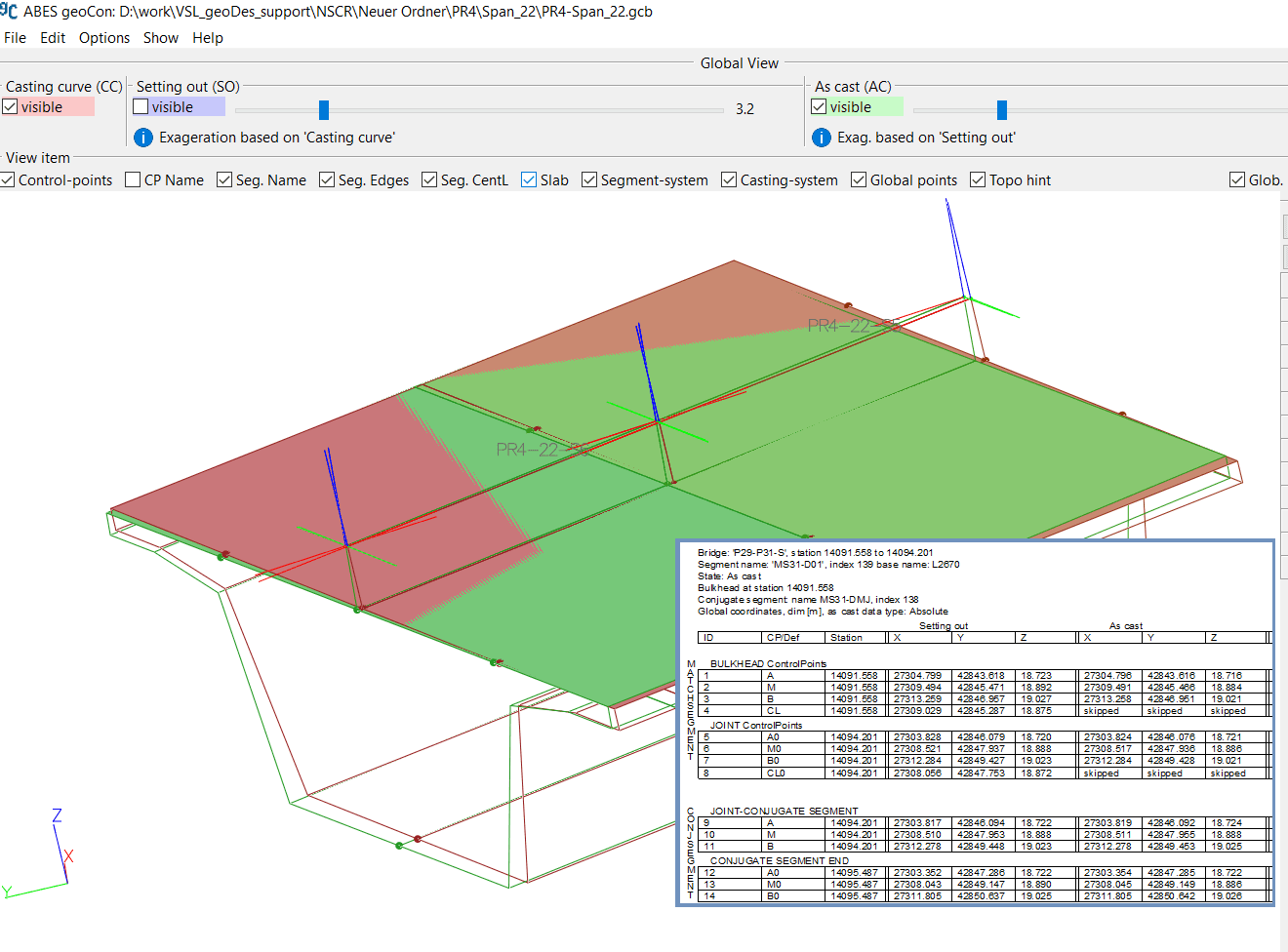 ABES geoCon screenshot
